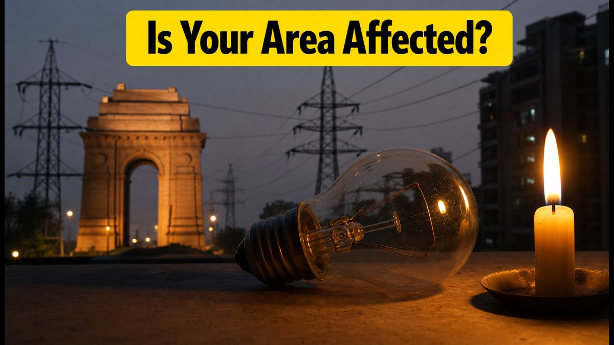 Delhi Power Cut Today: Check Your Area’s Outage Schedule for August 8