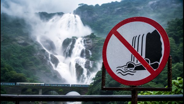 Dudhsagar Falls Travel Alert 2026: Why Railway Track Walking Is Banned This August 15 Weekend