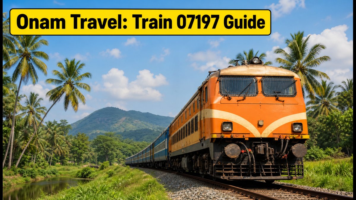 Hyderabad to Kottayam Onam Special Train 07197: Live Status, Booking Hacks, and Travel Tips for 2026