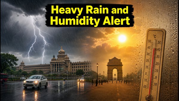IMD Weather Alert August 2026: Heavy Rain Forecast for South India and Humidity Spike in Delhi NCR IMD Weather Alert August 2026: Heavy Rain Forecast for South India and Humidity Spike in Delhi NCR