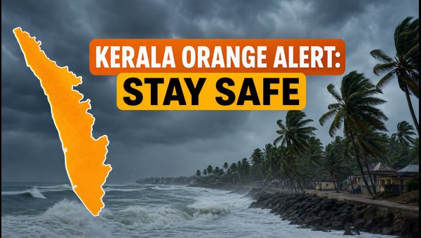 Kerala Weather Alert: IMD Issues Orange Alert for Heavy Rain and Gusty Winds in Kerala (August 2026) Kerala Weather Alert: IMD Issues Orange Alert for Heavy Rain and Gusty Winds in Kerala (August 2026)