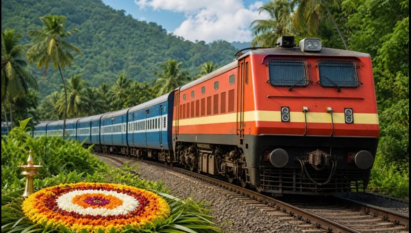 Onam Special Trains 2026: Indian Railways Adds 112 Extra Services to Clear Massive Festival Rush Onam Special Trains 2026: Indian Railways Adds 112 Extra Services to Clear Massive Festival Rush