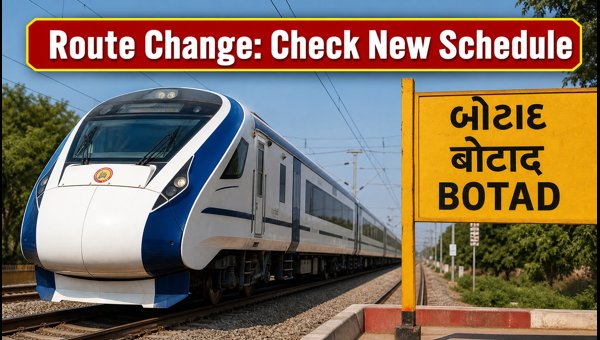 Sabarmati–Veraval Vande Bharat Express Rerouted: New Route and Schedule Changes for 2026 Sabarmati–Veraval Vande Bharat Express Rerouted: New Route and Schedule Changes for 2026