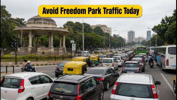 Bengaluru Traffic Alert: Freedom Park Protest Routes and Diversions for September 2026