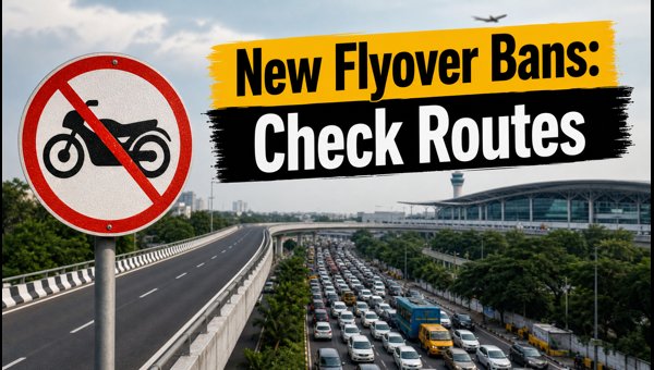 Bengaluru Traffic Alert: New Two-Wheeler Bans on Airport Road and Major Flyovers Effective September 2026 Bengaluru Traffic Alert: New Two-Wheeler Bans on Airport Road and Major Flyovers Effective September 2026