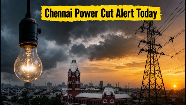 Chennai Power Cut Today: List of Affected Areas in Kotturpuram, Keelkattalai, and Mangadu (Sept 5, 2026) Chennai Power Cut Today: List of Affected Areas in Kotturpuram, Keelkattalai, and Mangadu (Sept 5, 2026)