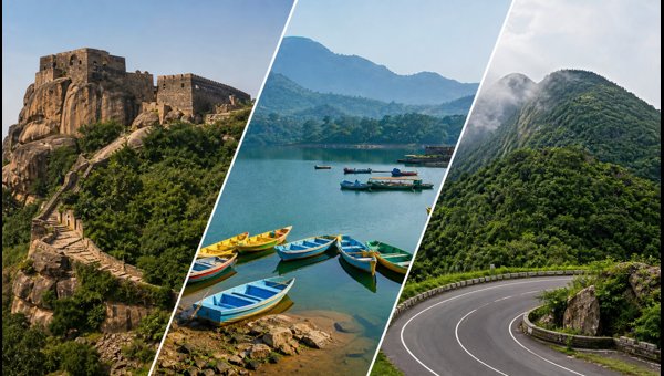 Hyderabad Long Weekend Getaways 2026: Top 4 Scenic Drives Under 300km for the October 2 Holiday Hyderabad Long Weekend Getaways 2026: Top 4 Scenic Drives Under 300km for the October 2 Holiday