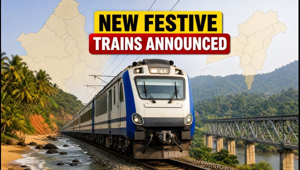 Indian Railways Festive Special Trains 2026: New Routes to Bengaluru and Goa Announced for Puja Travel