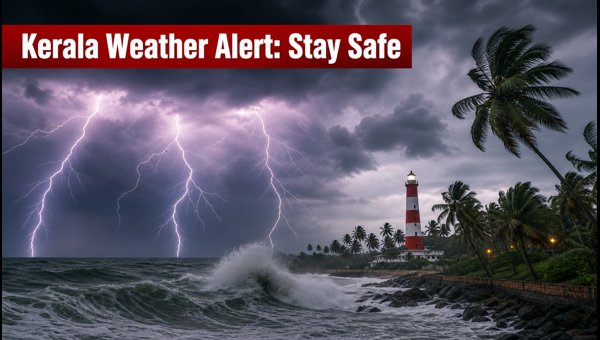Kerala Weather Alert 2026: IMD Warns of Thunderstorms, Lightning, and Coastal Swell Surge Today Kerala Weather Alert 2026: IMD Warns of Thunderstorms, Lightning, and Coastal Swell Surge Today