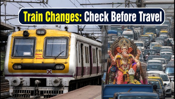 Mumbai Ganesh Visarjan 2026: Western Railway Announces Train Changes, Skip List, and Extra Halts Mumbai Ganesh Visarjan 2026: Western Railway Announces Train Changes, Skip List, and Extra Halts