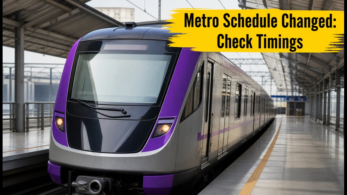 Mumbai Metro Alert: New Morning Timings for Lines 2A, 7, and 9 Effective Today