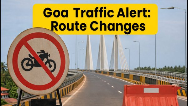 Porvorim Elevated Corridor Traffic Restrictions: Two-Wheeler Ban and Route Changes 2026 Porvorim Elevated Corridor Traffic Restrictions: Two-Wheeler Ban and Route Changes 2026