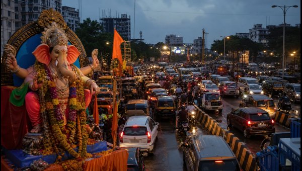 Pune Wagholi Traffic Diversions: Essential Ganesh Visarjan Route Changes for September 22, 2026 Pune Wagholi Traffic Diversions: Essential Ganesh Visarjan Route Changes for September 22, 2026