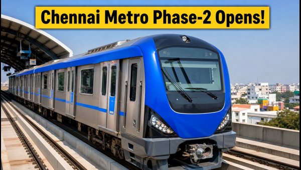 Chennai Metro Phase-2: Poonamallee to Vadapalani Route Opening Date, Fares, and Timings 2026 Chennai Metro Phase-2: Poonamallee to Vadapalani Route Opening Date, Fares, and Timings 2026