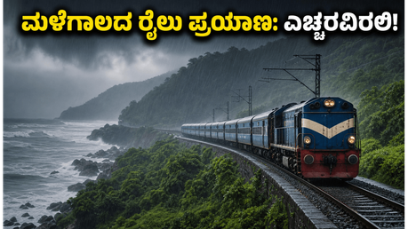 ಬೆಂಗಳೂರಿನಿಂದ ಕರಾವಳಿ ರೈಲು ಪ್ರಯಾಣ ಪ್ಲ್ಯಾನ್ ಮಾಡ್ತಿದ್ದೀರಾ? ಮಳೆಗಾಲದ ಈ ಟಿಪ್ಸ್ ಮಿಸ್ ಮಾಡ್ಬೇಡಿ!