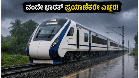 ಎನ್‌ಜೆಪಿ-ಗುವಾಹಟಿ ವಂದೇ ಭಾರತ್ ಪ್ರಯಾಣಿಕರಿಗೆ ಎಚ್ಚರಿಕೆ: ಭಾರಿ ಮಳೆಯಿಂದ ರೈಲು ವಿಳಂಬ ಸಾಧ್ಯತೆ; ಪ್ರಯಾಣಕ್ಕೂ ಮುನ್ನ ಈ ಮಾಹಿತಿ ತಪ್ಪದೇ ನೋಡಿ!