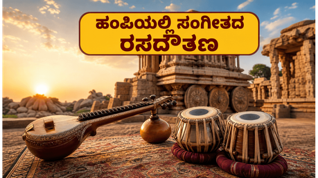 ಹಂಪಿಯ ಐತಿಹಾಸಿಕ ದೇಗುಲಗಳಲ್ಲಿ ಸಂಗೀತದ ರಸದೌತಣ: ಜೂನ್ 19 ರಿಂದ ನಡೆಯಲಿದೆ ಅದ್ಧೂರಿ 'ಗುಡಿ ಕಚೇರಿ' ಉತ್ಸವ!