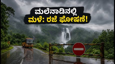 ಮಲೆನಾಡಿನಲ್ಲಿ ಮಳೆ ಆರ್ಭಟ: ಜುಲೈ 7ರಂದು ಶಾಲಾ-ಕಾಲೇಜುಗಳಿಗೆ ರಜೆ, ಪ್ರವಾಸಿಗರಿಗೆ ಕಠಿಣ ಎಚ್ಚರಿಕೆ!