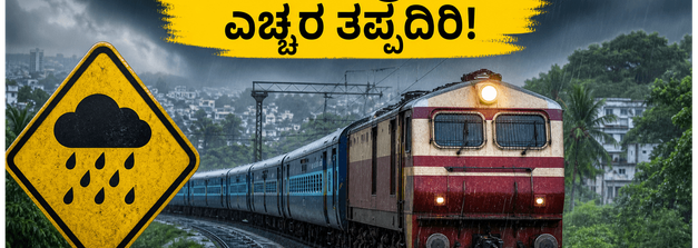 ವೀಕೆಂಡ್ ಟ್ರಿಪ್ ಪ್ಲಾನ್ ಮಾಡ್ತಿದ್ದೀರಾ? ಮಳೆಯ ಎಚ್ಚರಿಕೆ ನಡುವೆ ರೈಲು ಪ್ರಯಾಣಕ್ಕೆ ಈ ಟಿಪ್ಸ್ ಫಾಲೋ ಮಾಡಿ
