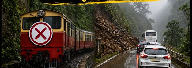 ಕಲ್ಕಾ-ಶಿಮ್ಲಾ ಟಾಯ್ ಟ್ರೈನ್ ಪ್ರಯಾಣಿಕರಿಗೆ ಶಾಕ್: ಜುಲೈ 29 ರವರೆಗೆ ರೈಲು ಸಂಚಾರ ಸ್ಥಗಿತ!