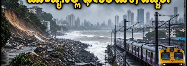 ಮುಂಬೈನಲ್ಲಿ ಭೀಕರ ಮಳೆ, ಭೂಕುಸಿತ: ವಿಮಾನ-ರೈಲು ಸಂಚಾರ ಅಸ್ತವ್ಯಸ್ತ, ಪ್ರಯಾಣಿಕರೇ ಎಚ್ಚರ!