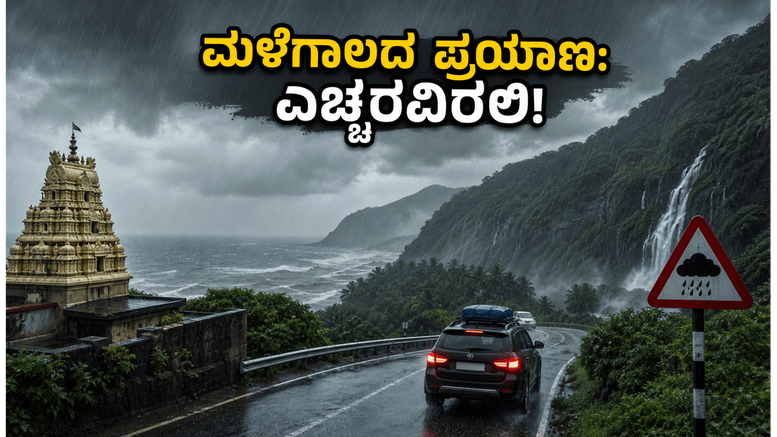 ಕರ್ನಾಟಕದಲ್ಲಿ ಮುಂಗಾರು ಅಬ್ಬರ: ದೇವಸ್ಥಾನಗಳಿಗೆ ಹೋಗುವ ಭಕ್ತರಿಗೆ ಹವಾಮಾನ ಇಲಾಖೆಯ ಎಚ್ಚರಿಕೆ