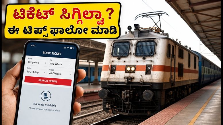 IRCTC ಸರ್ವರ್ ಸಮಸ್ಯೆ ಕಾಡ್ತಿದೆಯಾ? ಬೆಂಗಳೂರು ಪ್ರಯಾಣಿಕರಿಗೆ ಟಿಕೆಟ್ ಬುಕ್ ಮಾಡಲು ಇಲ್ಲಿದೆ ಸ್ಮಾರ್ಟ್ ಟಿಪ್ಸ್!