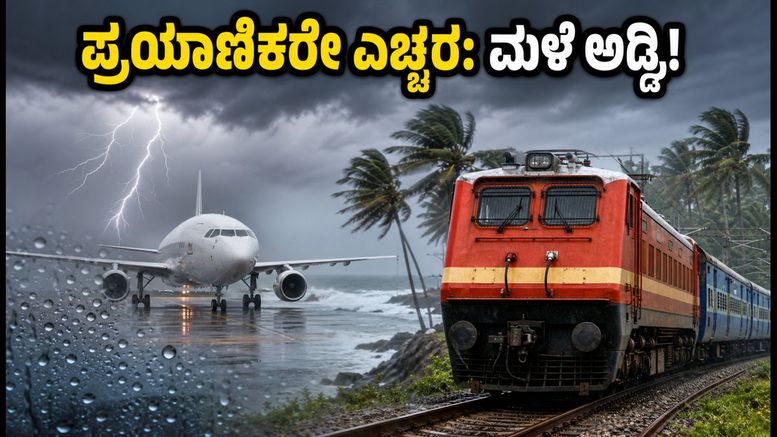 ಕೊಂಕಣ-ಗೋವಾ ಪ್ರಯಾಣಿಕರೇ ಎಚ್ಚರ! ಭಾರಿ ಮಳೆಯಿಂದ ರೈಲು, ವಿಮಾನ ಸಂಚಾರದಲ್ಲಿ ವ್ಯತ್ಯಯ; ಇಲ್ಲಿದೆ ಲೇಟೆಸ್ಟ್ ಅಪ್‌ಡೇಟ್