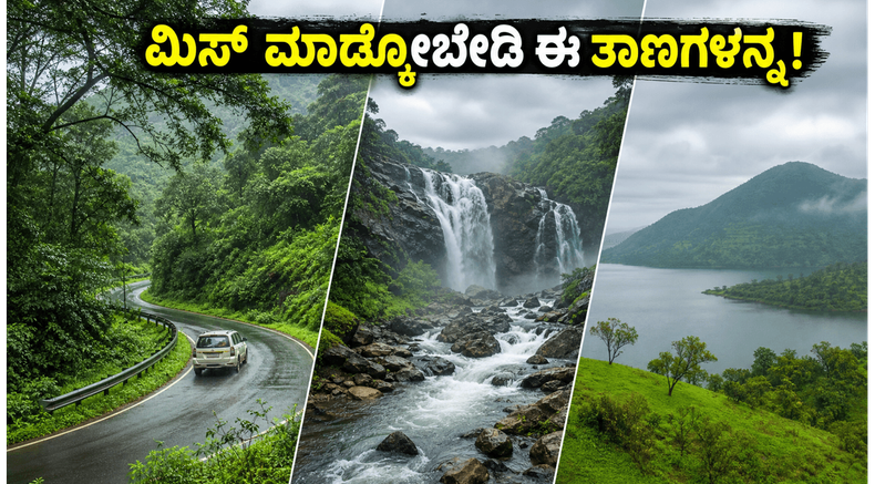 ಮಳೆಗಾಲದಲ್ಲಿ ಬೆಂಗಳೂರಿನ ಹತ್ತಿರದ ಈ ತಾಣಗಳು ಸ್ವರ್ಗದಂತೆ ಕಾಣುತ್ತವೆ; ನೀವು ಇಲ್ಲಿಗೆ ಹೋಗಿದ್ದೀರಾ?
