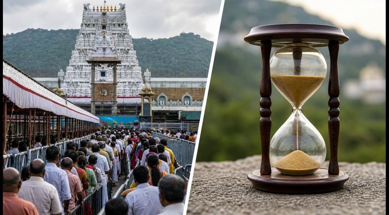 ತಿರುಮಲದಲ್ಲಿ ಭಕ್ತರ ದಂಡು: 24 ಗಂಟೆ ಕಾಯುವಿಕೆ, ಕರ್ನಾಟಕದ ಭಕ್ತರಿಗೆ ಇಲ್ಲಿದೆ ಫಾಸ್ಟ್-ಟ್ರ್ಯಾಕ್ ಪ್ಲಾನ್!