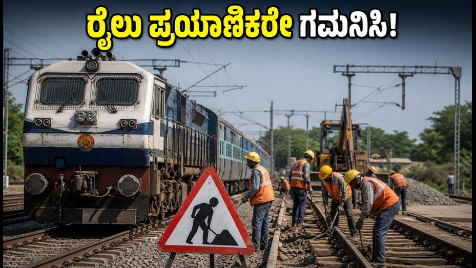 ಚೆನ್ನೈ-ಹುಬ್ಬಳ್ಳಿ ಎಕ್ಸ್‌ಪ್ರೆಸ್ ಪ್ರಯಾಣಿಕರೇ ಗಮನಿಸಿ: ರೈಲು ಸಂಚಾರದಲ್ಲಿ 30 ನಿಮಿಷ ವಿಳಂಬ, ಪರ್ಯಾಯ ಮಾರ್ಗ ಇಲ್ಲಿದೆ