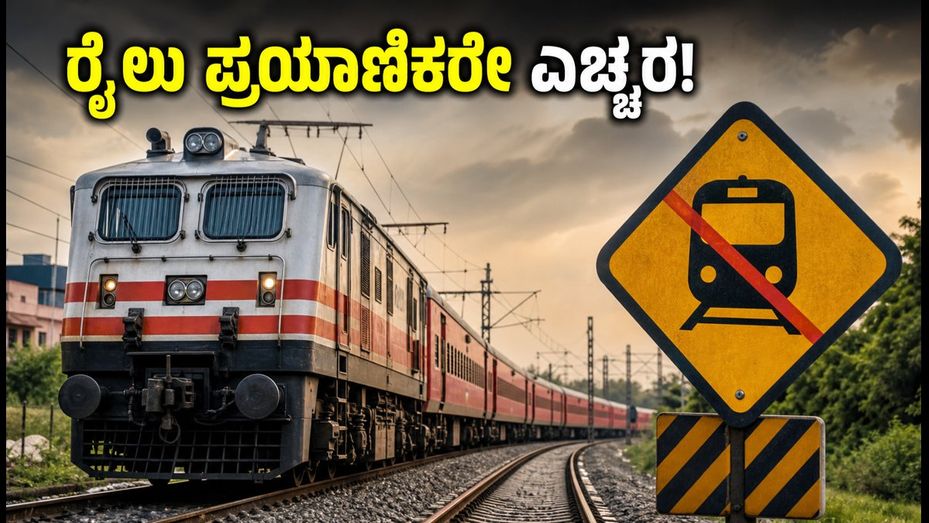 ಬೆಂಗಳೂರಿನಿಂದ ರೈಲು ಪ್ರಯಾಣ ಮಾಡ್ತಿದ್ದೀರಾ? ಈ 18 ರೈಲುಗಳ ಮಾರ್ಗ ಬದಲಾವಣೆ, ಇಂದೇ ಚೆಕ್ ಮಾಡಿ!
