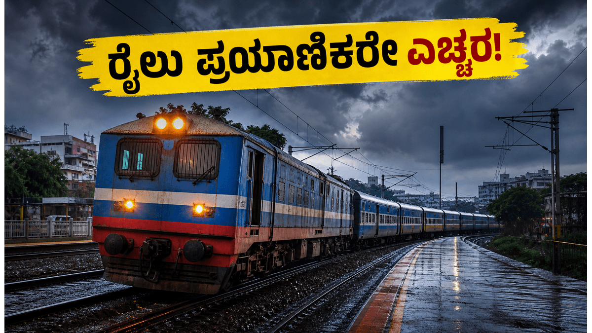 ಬೆಂಗಳೂರಿನಲ್ಲಿ ಆರೆಂಜ್ ಅಲರ್ಟ್: ರೈಲು ಪ್ರಯಾಣಿಕರೇ ಎಚ್ಚರ, ನಿಮ್ಮ ರೈಲು ಸಮಯ ಬದಲಾಗಿದೆಯೇ? ಈಗಲೇ ಚೆಕ್ ಮಾಡಿ!
