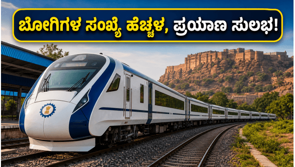 Jodhpur-Delhi Cantt Vande Bharat Express: Coach Capacity Increased to 20 for Better Travel in 2026 Jodhpur-Delhi Cantt Vande Bharat Express: Coach Capacity Increased to 20 for Better Travel in 2026