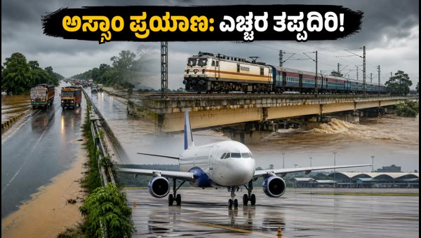 Assam Flood Travel Update 2026: NH-27 and Train Services Disrupted