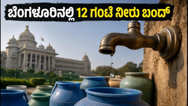 Bangalore Water Cut Today: 12-Hour Supply Disruption in West and North-West Areas (July 2026) Bangalore Water Cut Today: 12-Hour Supply Disruption in West and North-West Areas (July 2026)
