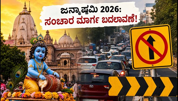 Mathura Vrindavan Janmashtami 2026: Traffic Rules, Parking Guide & Darshan Timings for Devotees Mathura Vrindavan Janmashtami 2026: Traffic Rules, Parking Guide & Darshan Timings for Devotees