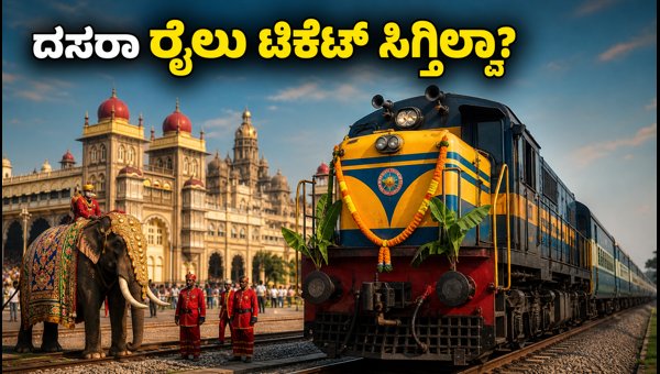 Mysore Dasara 2026: Complete Guide to Booking Bangalore to Mysore Train Tickets & Travel Tips Mysore Dasara 2026: Complete Guide to Booking Bangalore to Mysore Train Tickets & Travel Tips