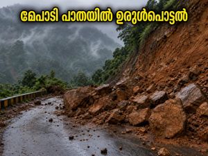 വയനാട്ടിൽ കനത്ത മഴ; മേപ്പാടി-കല്ലാടി പാതയിൽ ഉരുൾപൊട്ടൽ, യാത്രക്കാർക്ക് അടിയന്തര ജാഗ്രതാ നിർദ്ദേശം