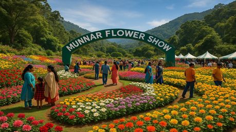 മൂന്നാർ ഇനി പൂക്കളുടെ ലോകം, പുഷ്പമേള തുടങ്ങി.. മനസും മിഴിയും കുളിരും