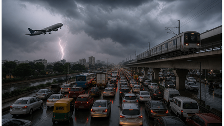 ബംഗളൂരുവിൽ മഴ കനക്കുന്നു; ട്രാഫിക് ബ്ലോക്കിൽ കുടുങ്ങാതെ ഓഫീസിലും എയർപോർട്ടിലും എത്താൻ ഈ വഴികൾ നോക്കൂ