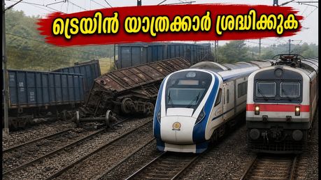 ഡൽഹി യാത്രക്കാർ ശ്രദ്ധിക്കുക; ട്രെയിൻ പാളം തെറ്റി, വന്ദേ ഭാരത് ഉൾപ്പെടെയുള്ള സർവീസുകൾ വൈകുന്നു