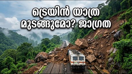 വൻ മണ്ണിടിച്ചിൽ; ബെംഗളൂരു-മംഗളൂരു ട്രെയിൻ ഗതാഗതം തടസ്സപ്പെട്ടു, യാത്രക്കാർക്ക് ദുരിതം