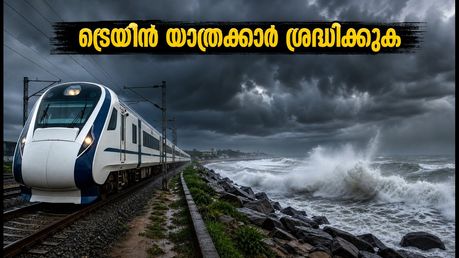 ആന്ധ്ര-ഒഡീഷ തീരത്ത് തീവ്രന്യൂനമർദ്ദം; വന്ദേ ഭാരത് ഉൾപ്പെടെയുള്ള ട്രെയിനുകൾ വൈകിയേക്കും, യാത്രക്കാർ ജാഗ്രത പാലിക്കുക