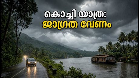 കൊച്ചി വാരാന്ത്യ യാത്ര പ്ലാൻ ചെയ്യുകയാണോ? ഇടിമിന്നൽ മുന്നറിയിപ്പും സുരക്ഷിത യാത്രാ വഴികളും ഇങ്ങനെ