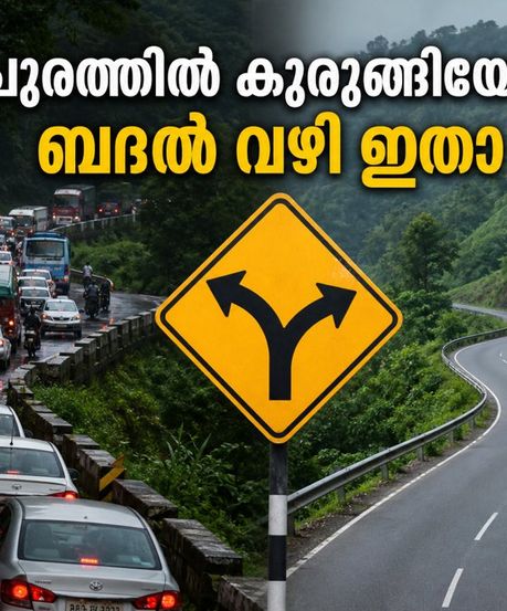 താമരശ്ശേരി ചുരത്തിൽ മണിക്കൂറുകൾ നീണ്ട ഗതാഗതക്കുരുക്ക്; യാത്രക്കാർക്ക് ദുരിതരാത്രി, ബദൽ വഴികൾ ഇതാ