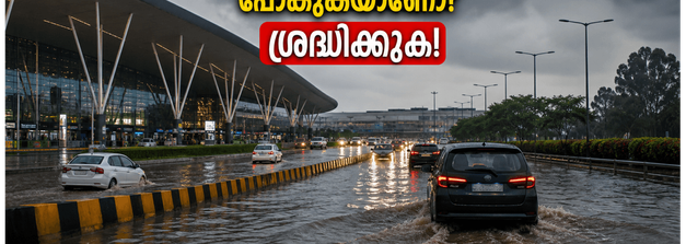 ബംഗളൂരു വിമാനത്താവളത്തിലേക്ക് പോകുകയാണോ? കനത്ത മഴയിൽ കുടുങ്ങാതിരിക്കാൻ ഈ വഴികൾ പരീക്ഷിക്കൂ, യാത്ര സുഗമമാക്കാം