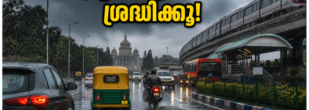 ബംഗളൂരുവിൽ കനത്ത മഴ; വാരാന്ത്യ യാത്രകൾ പ്ലാൻ ചെയ്യുമ്പോൾ ഈ കാര്യങ്ങൾ മറക്കരുത്, കുടുങ്ങാതെ നോക്കാം!