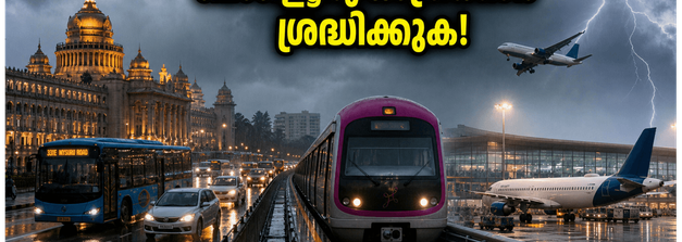 ബംഗളൂരു യാത്രക്കാർ ശ്രദ്ധിക്കുക! ഇന്ന് വൈകുന്നേരം കനത്ത മഴയും ട്രാഫിക് ബ്ലോക്കും വരാം; ഈ മുൻകരുതലുകൾ എടുക്കൂ