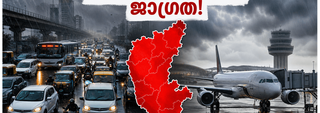 ബംഗളൂരുവിൽ കനത്ത മഴ; റെഡ് അലർട്ട് പ്രഖ്യാപിച്ചു, യാത്രക്കാർ ശ്രദ്ധിക്കാൻ ഈ കാര്യങ്ങൾ!